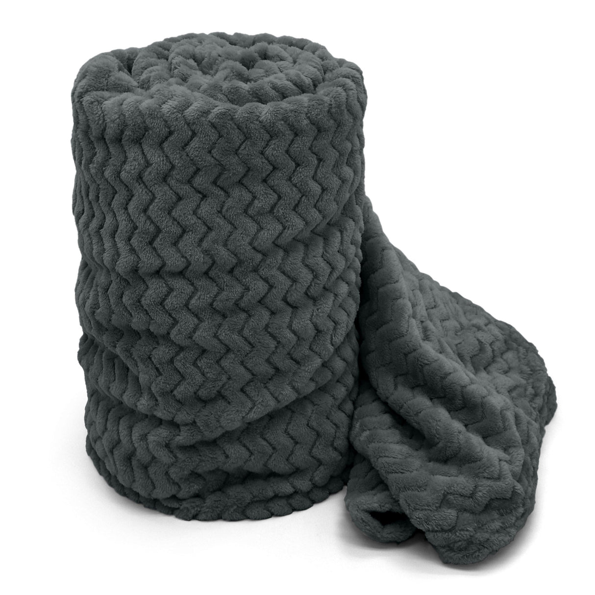 Velosso Super Soft Plush Chevron Blanket Throw