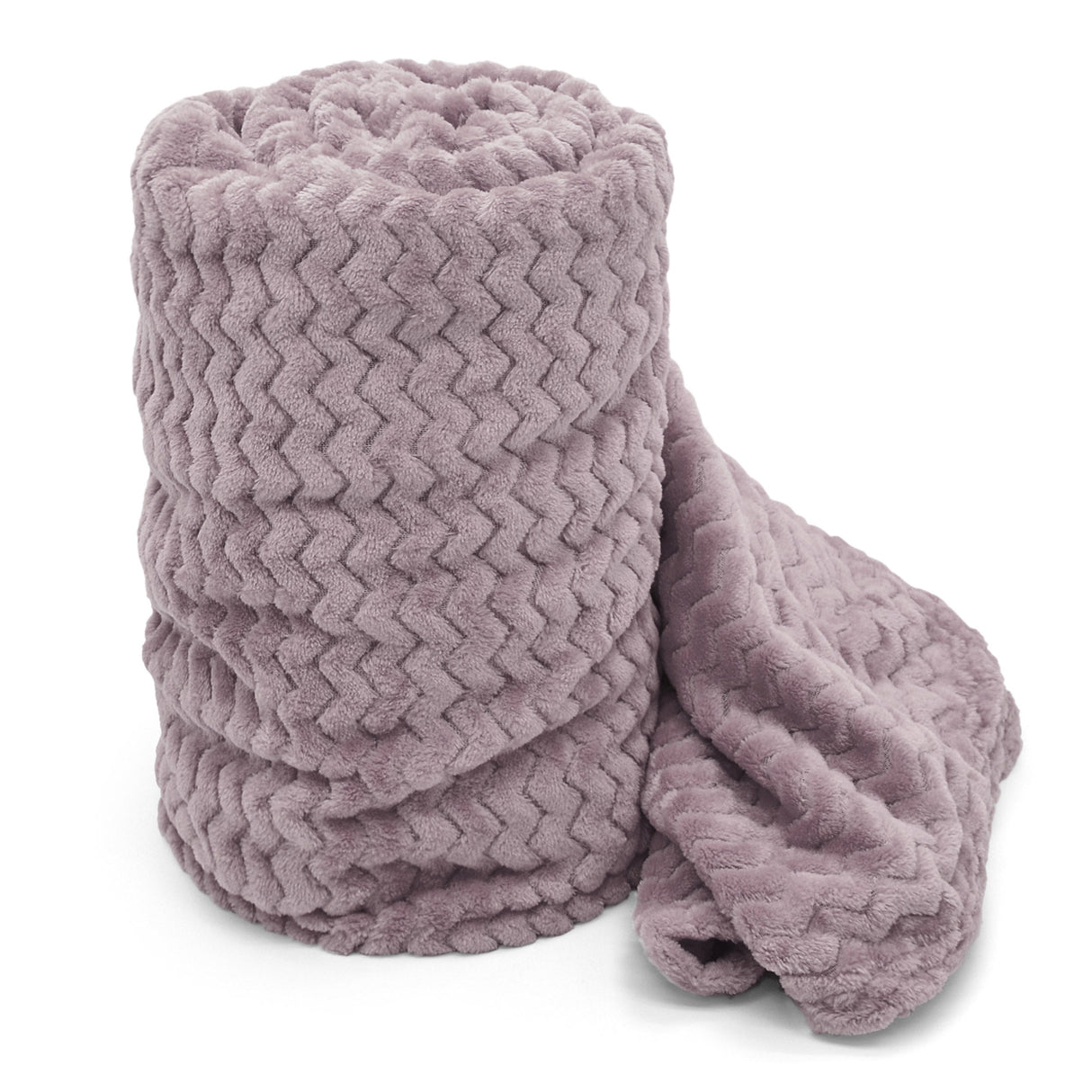 Velosso Super Soft Plush Chevron Blanket Throw