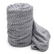 Velosso Super Soft Plush Chevron Blanket Throw