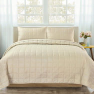Velosso Nolan Plain Quilted Bedspread Set