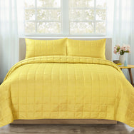 Velosso Nolan Plain Quilted Bedspread Set