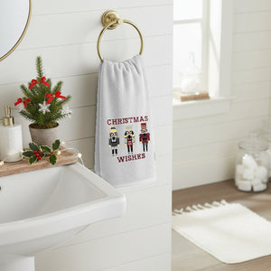 Velosso Nutcracker 2 Pack Christmas Cotton Hand Towels