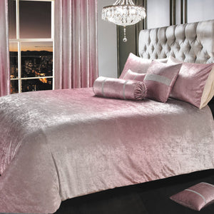 Intimates Ombre Crushed Velvet Duvet Cover & Pillowcase Set