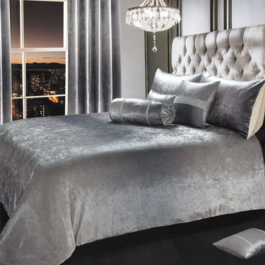 Ombre Crushed Velvet Duvet Cover & Pillowcase Set