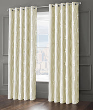 Velosso Onyx Blackout Ring Top Curtains