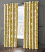 Velosso Onyx Blackout Ring Top Curtains