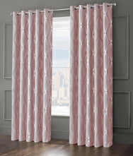 Velosso Onyx Blackout Ring Top Curtains