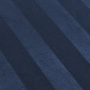 Velosso Oslo Luxury Velvet Stripe Duvet Cover and Pillowcase Set