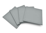 Kitchen Trends Pack of 4 Faux Leather Coasters