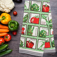 Velosso Peppers Printed Cotton Tea Towel