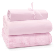My Little World 3 Piece Starter Set 2 Sheets and Blanket