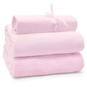 My Little World 3 Piece Starter Set 2 Sheets and Blanket