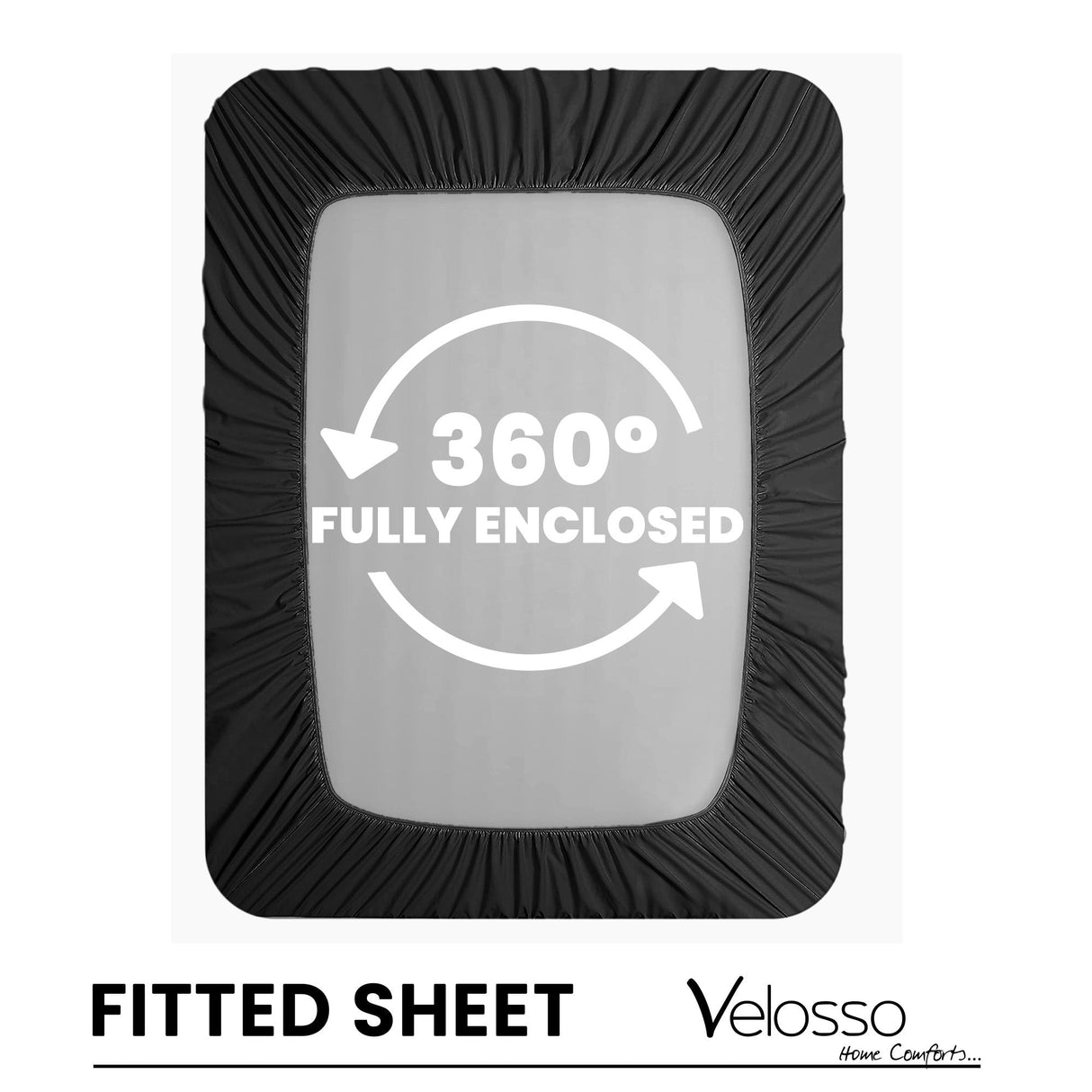 Velosso Microfibre Fitted Sheet