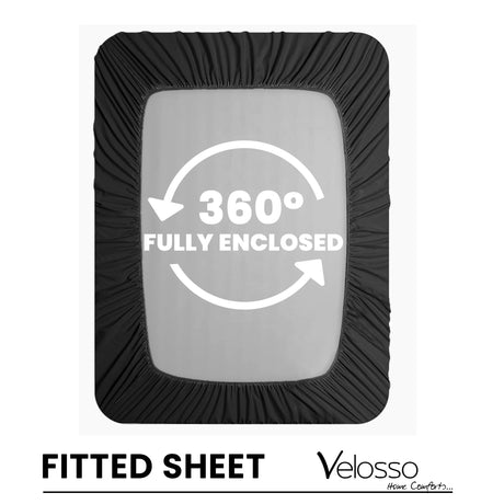 Velosso Microfibre Fitted Sheet