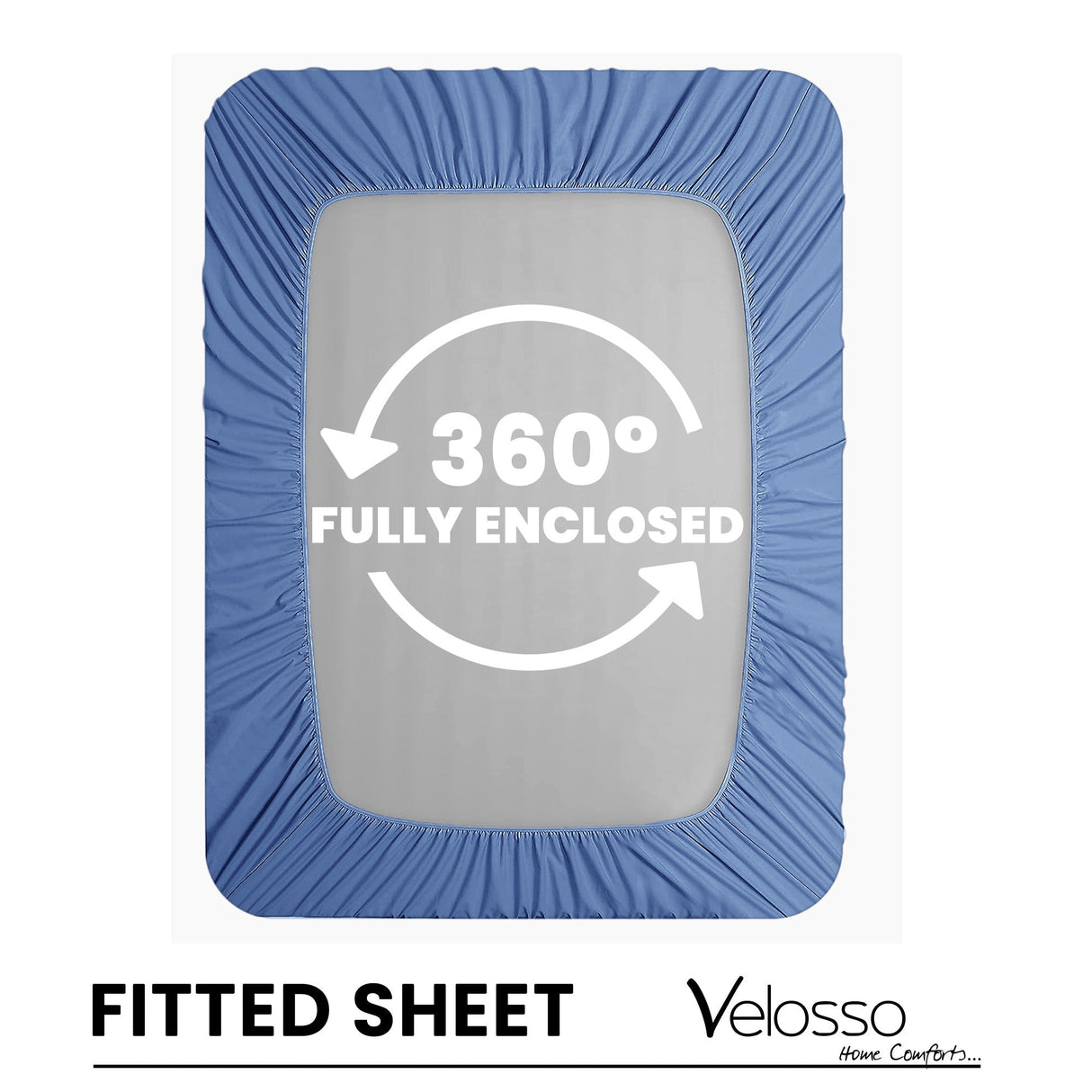Velosso Microfibre Fitted Sheet