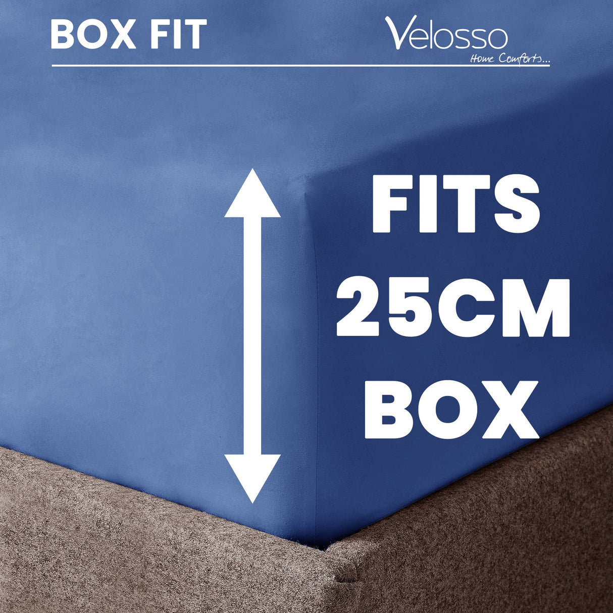 Velosso Microfibre Fitted Sheet