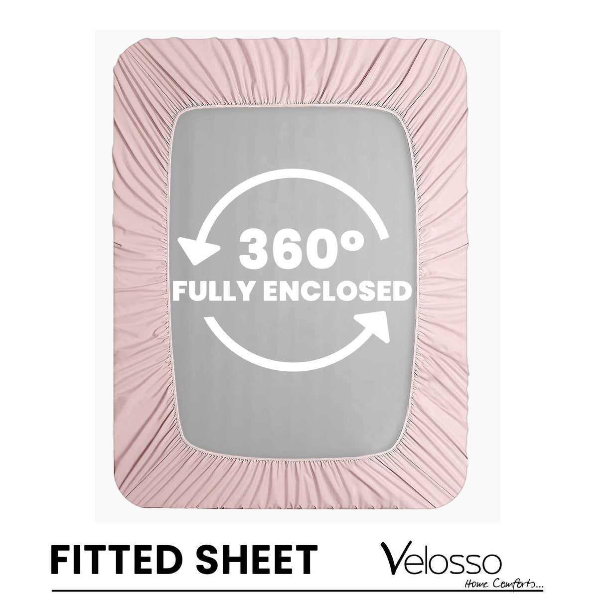 Velosso Microfibre Fitted Sheet