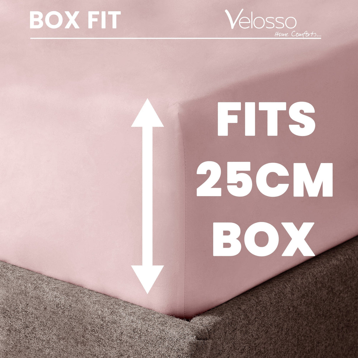 Velosso Microfibre Fitted Sheet