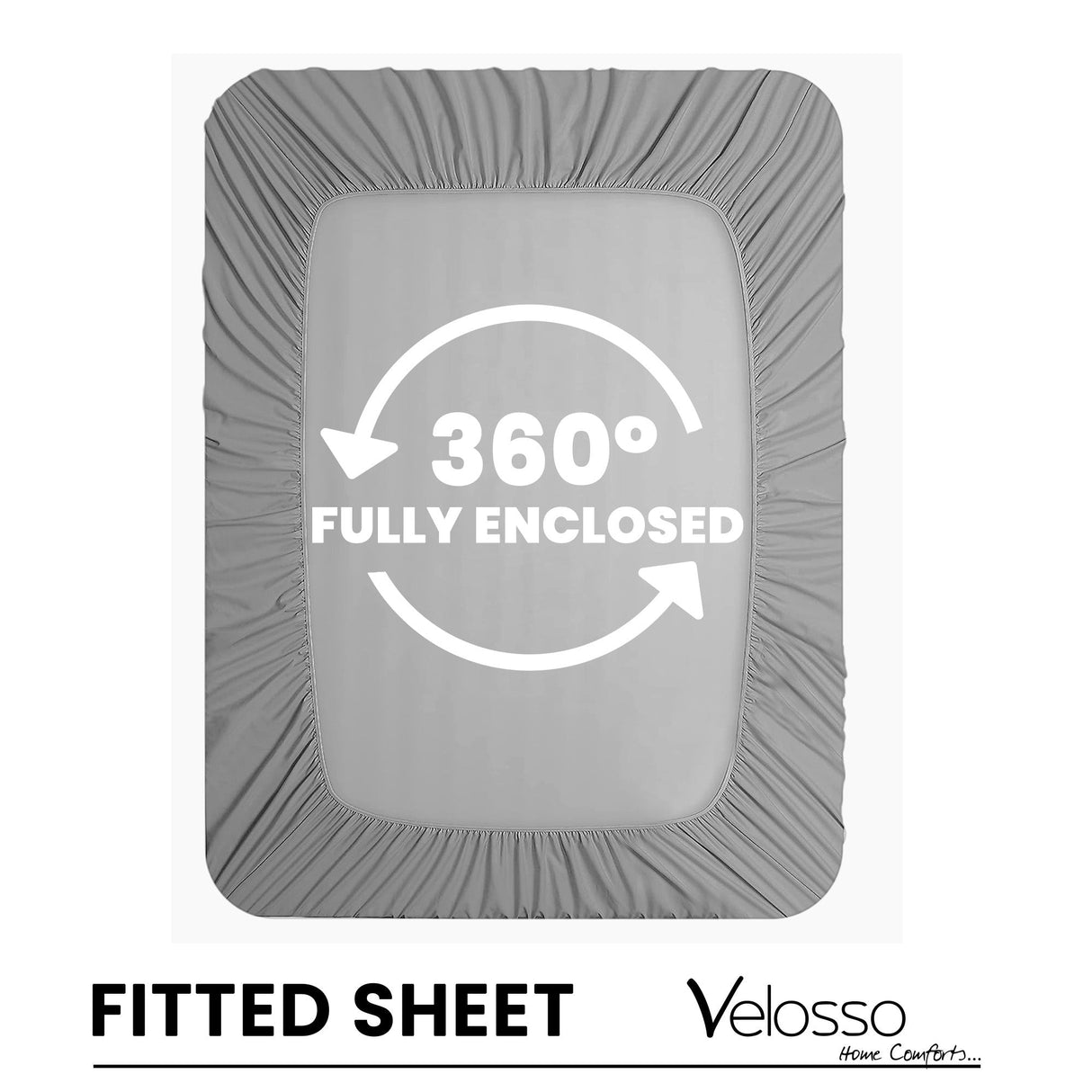 Velosso Microfibre Fitted Sheet