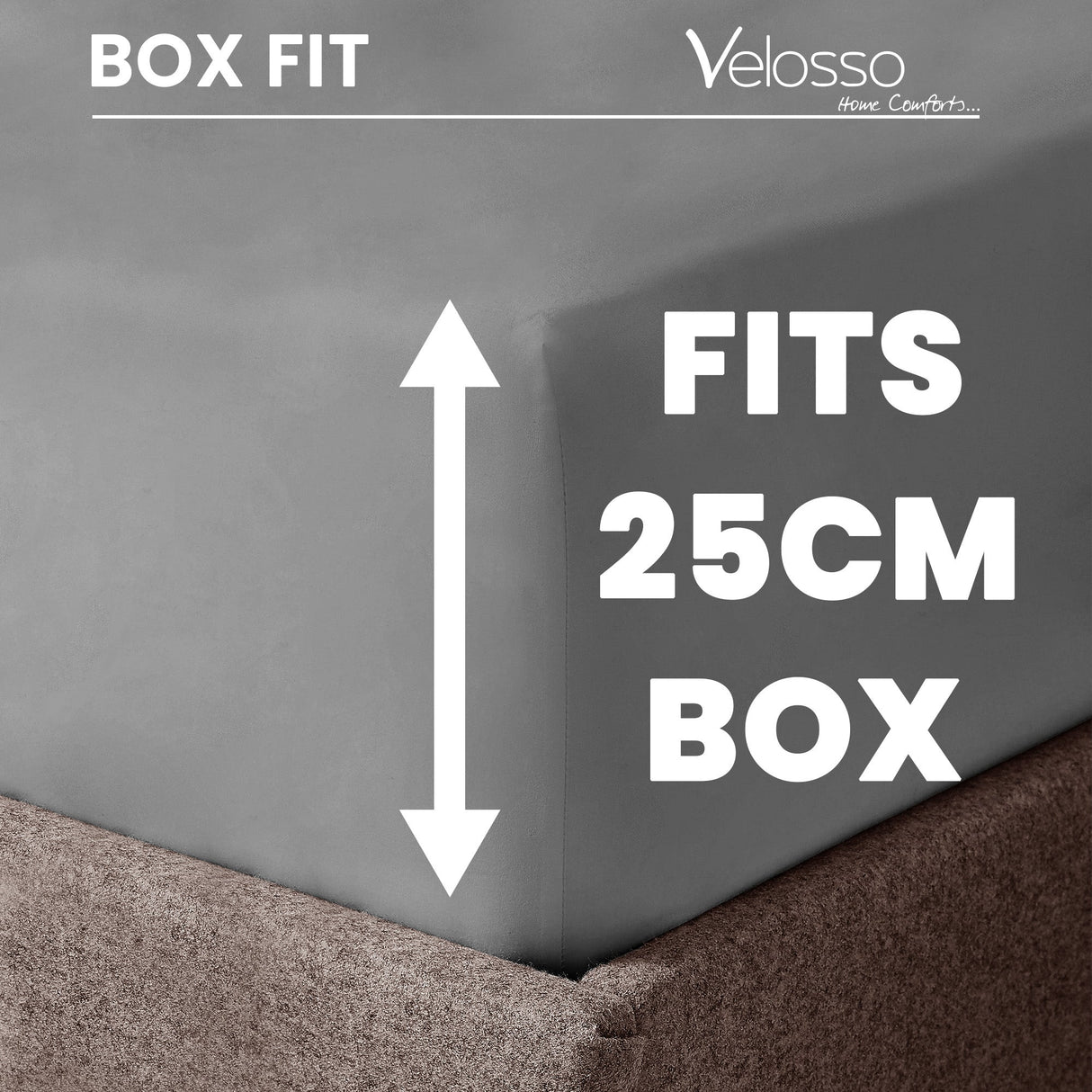 Velosso Microfibre Fitted Sheet