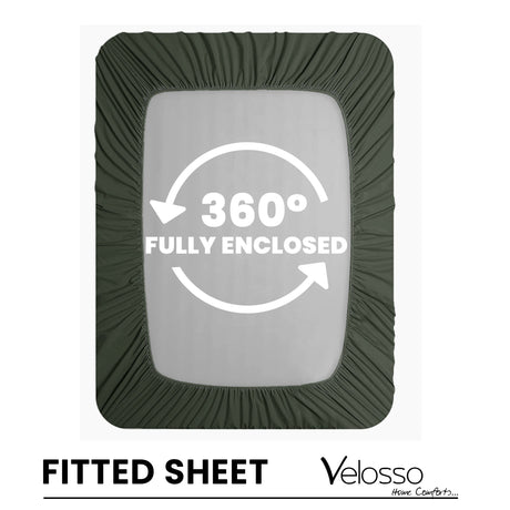 Velosso Microfibre Fitted Sheet