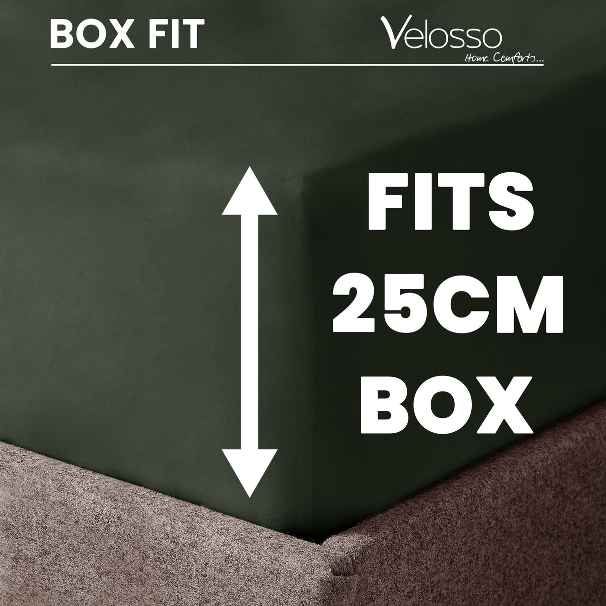 Velosso Microfibre Fitted Sheet