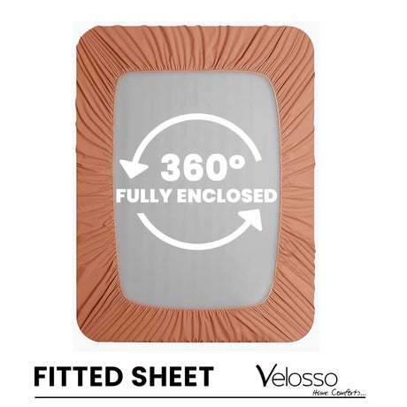 Velosso Microfibre Fitted Sheet
