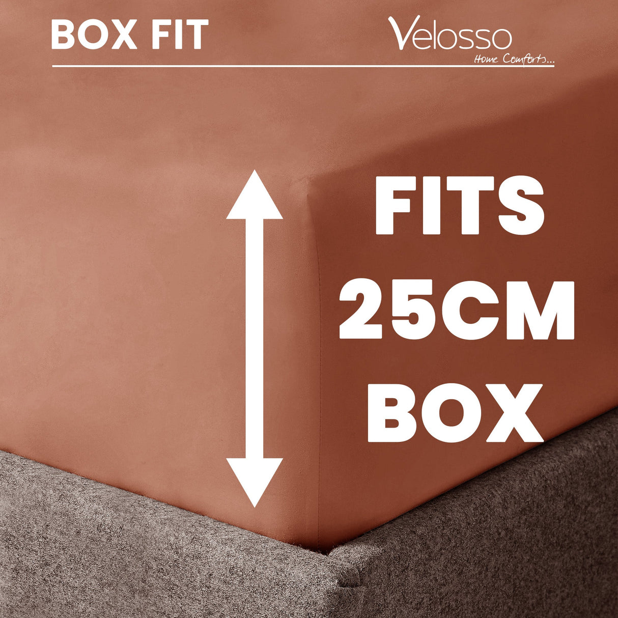 Velosso Microfibre Fitted Sheet