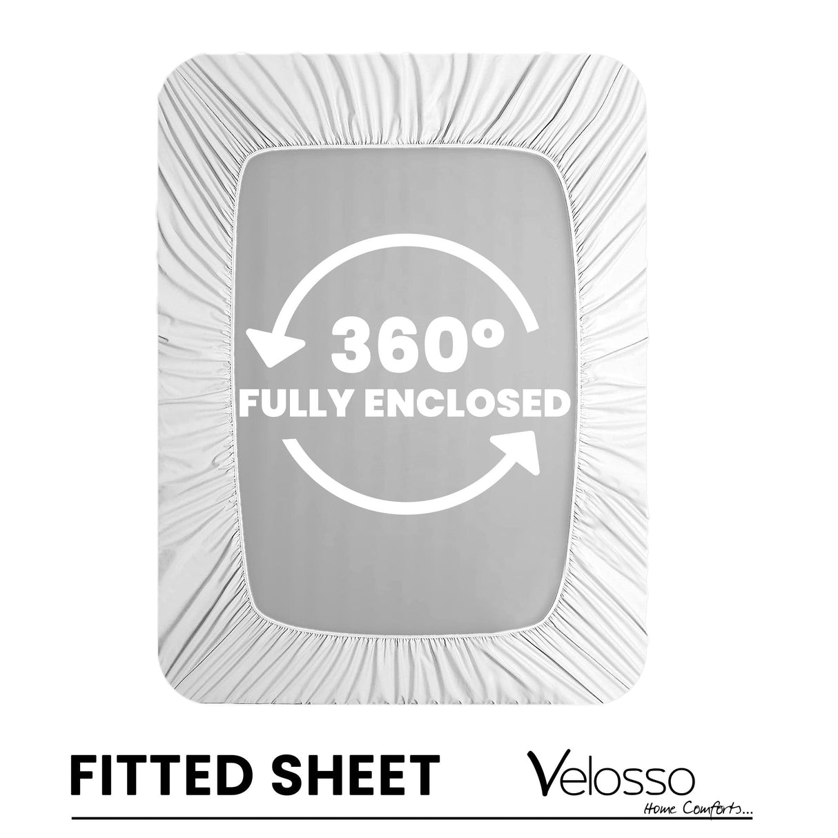 Velosso Microfibre Fitted Sheet