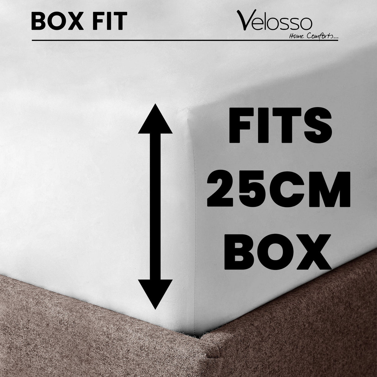 Velosso Microfibre Fitted Sheet
