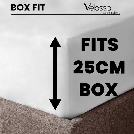 Velosso Microfibre Fitted Sheet