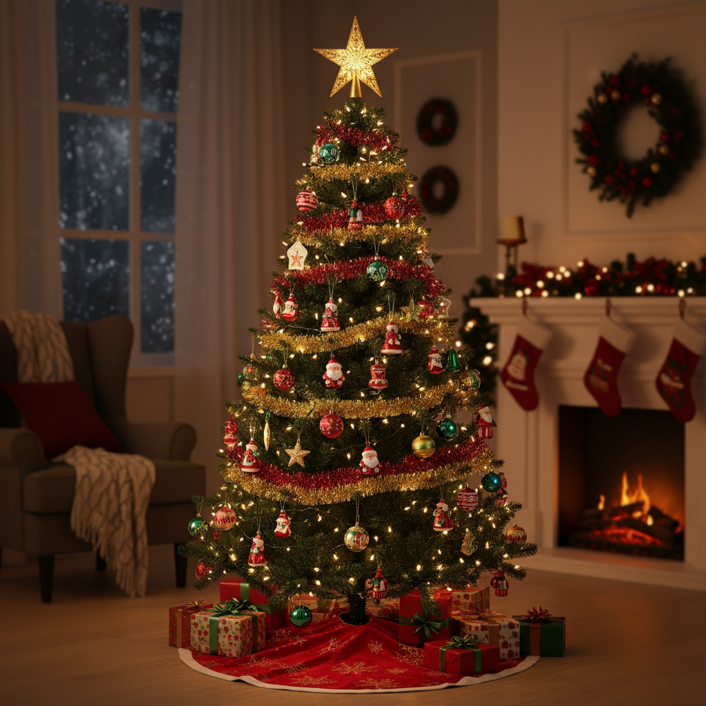 Home Republic Plain Green Christmas Tree
