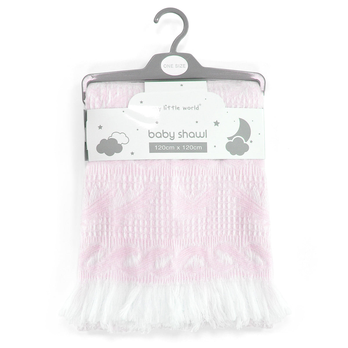 My Little World Nursery Plain Baby Shawl