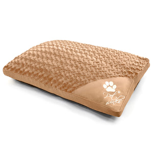 Pet Winks Posy Faux Fur Pet Bed with Removable Cover