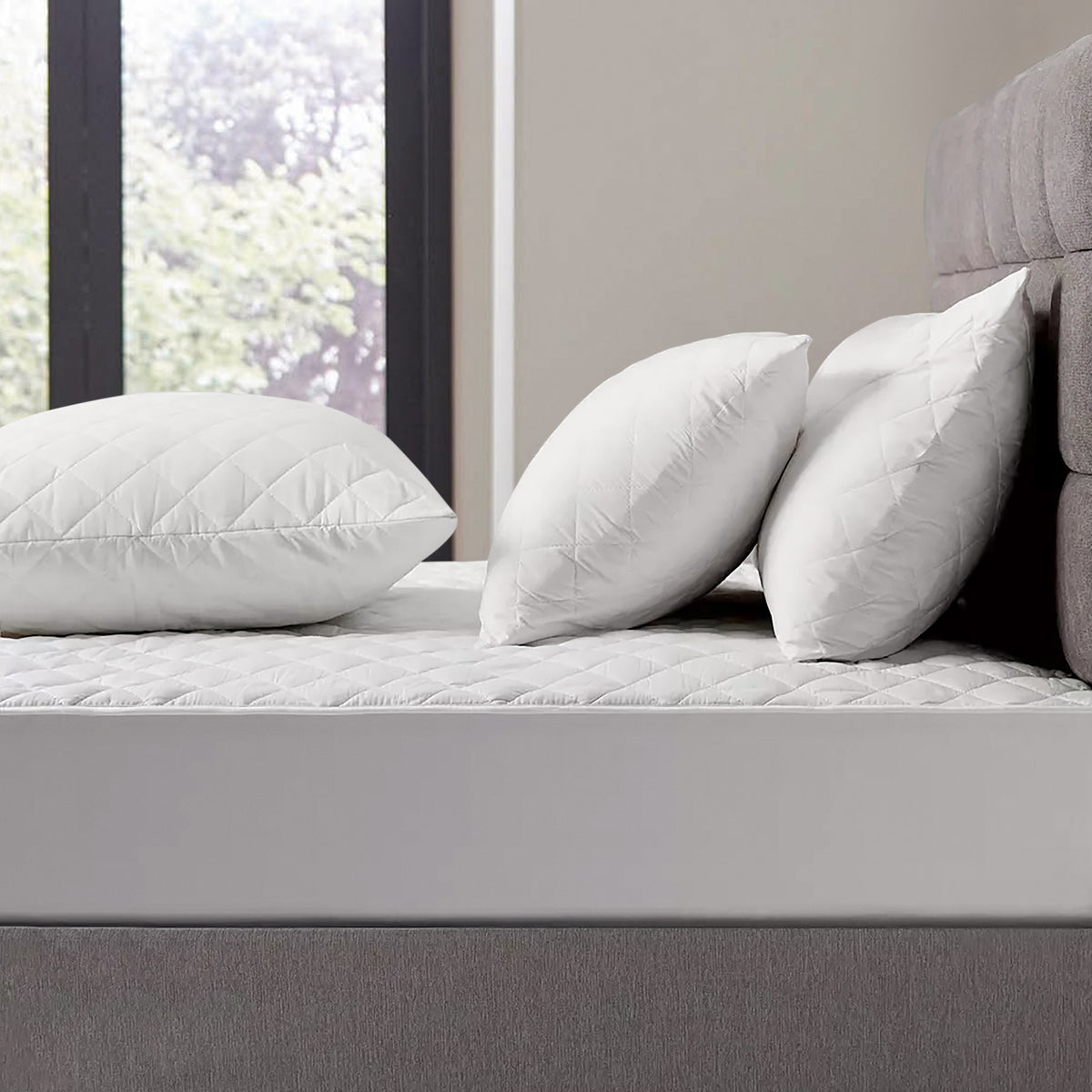 Velosso Quilted Pillow Protector Pair