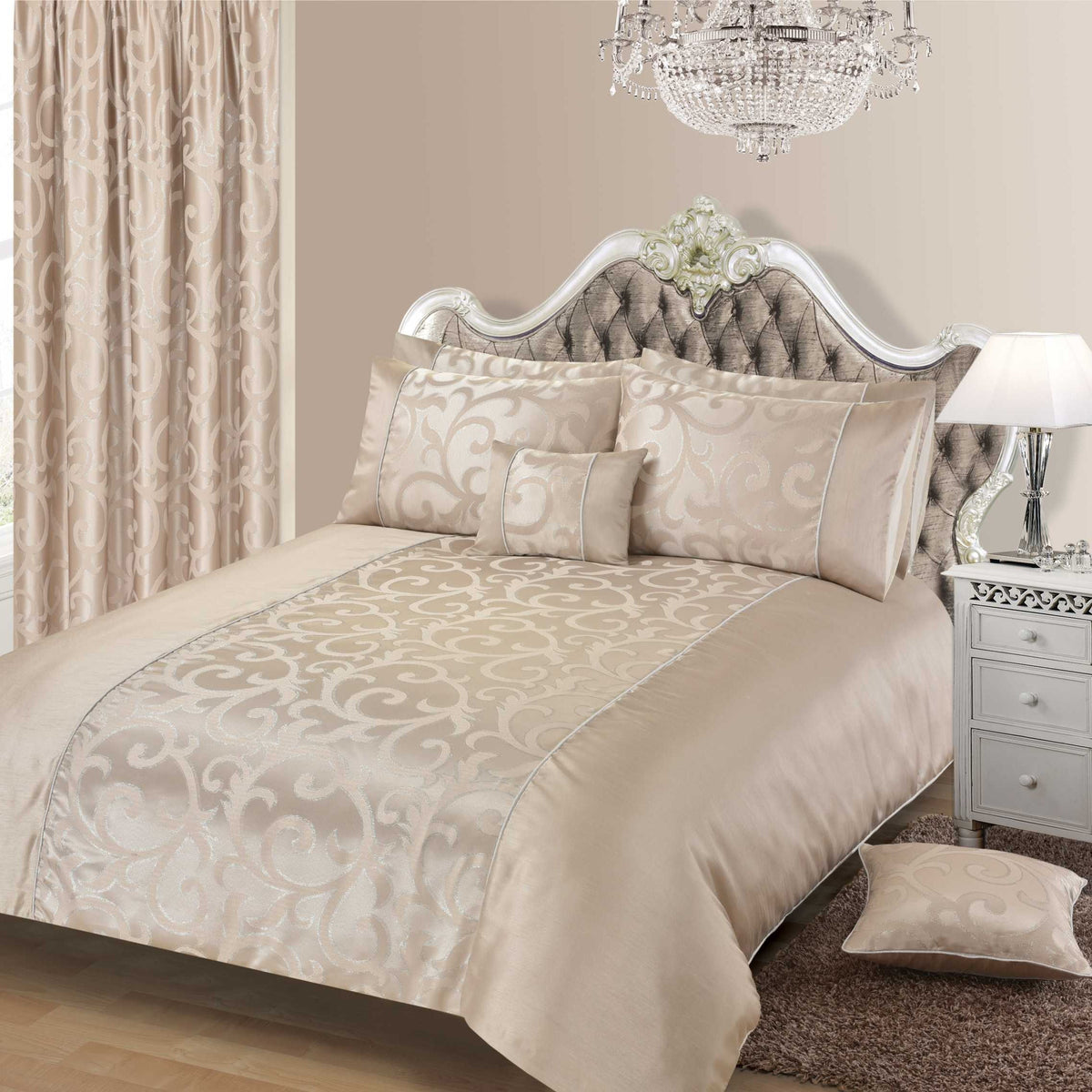Sweet Dreams Renoir Jacquard Duvet Cover & Pillowcase Set