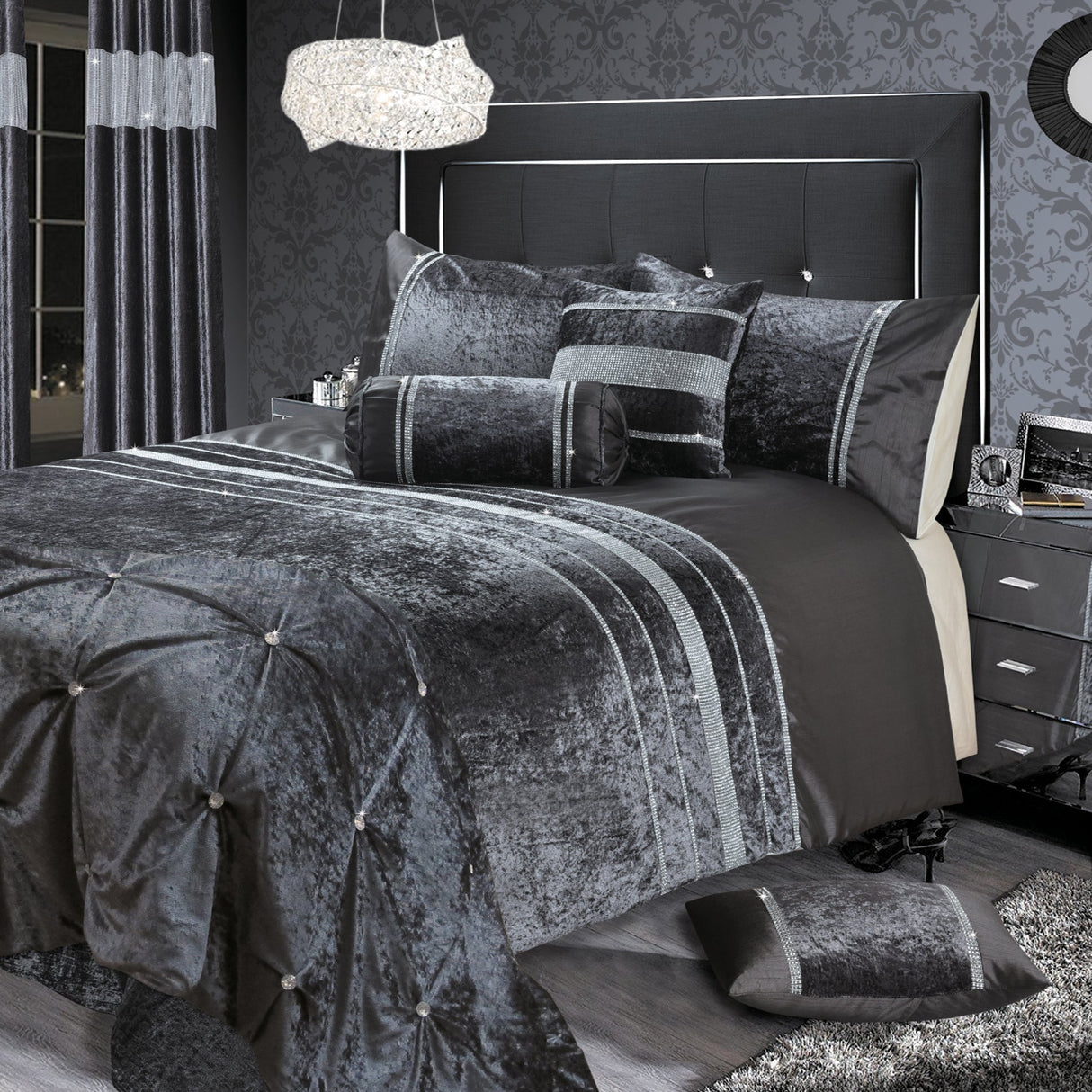 Intimates Rienzo Diamante Duvet Cover & Pillowcase Set