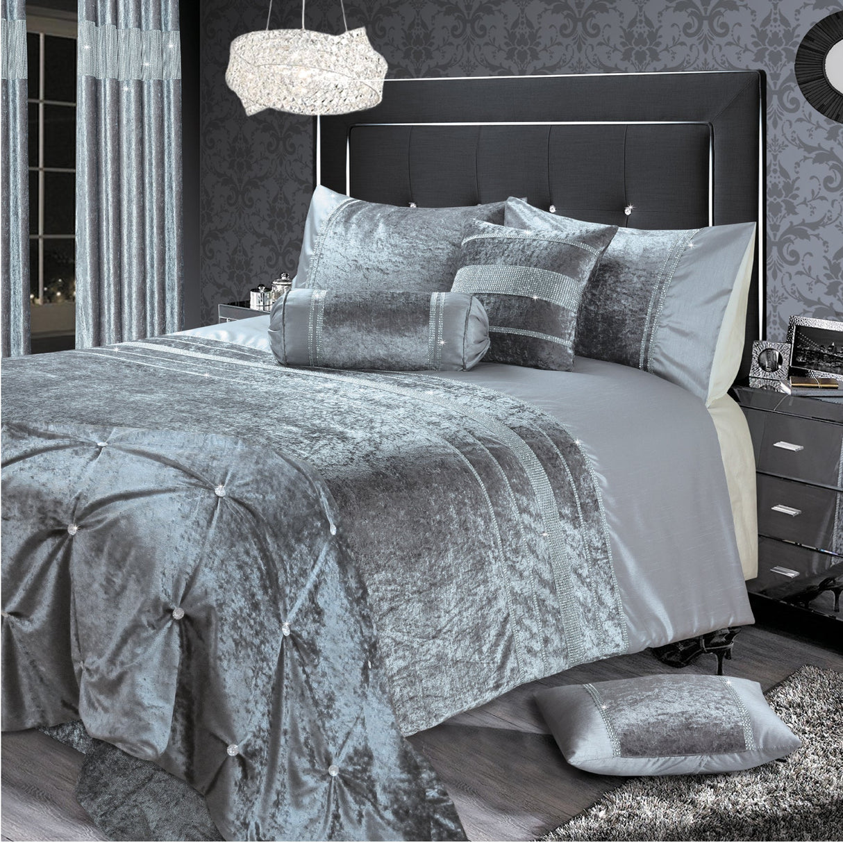 Intimates Rienzo Diamante Duvet Cover & Pillowcase Set