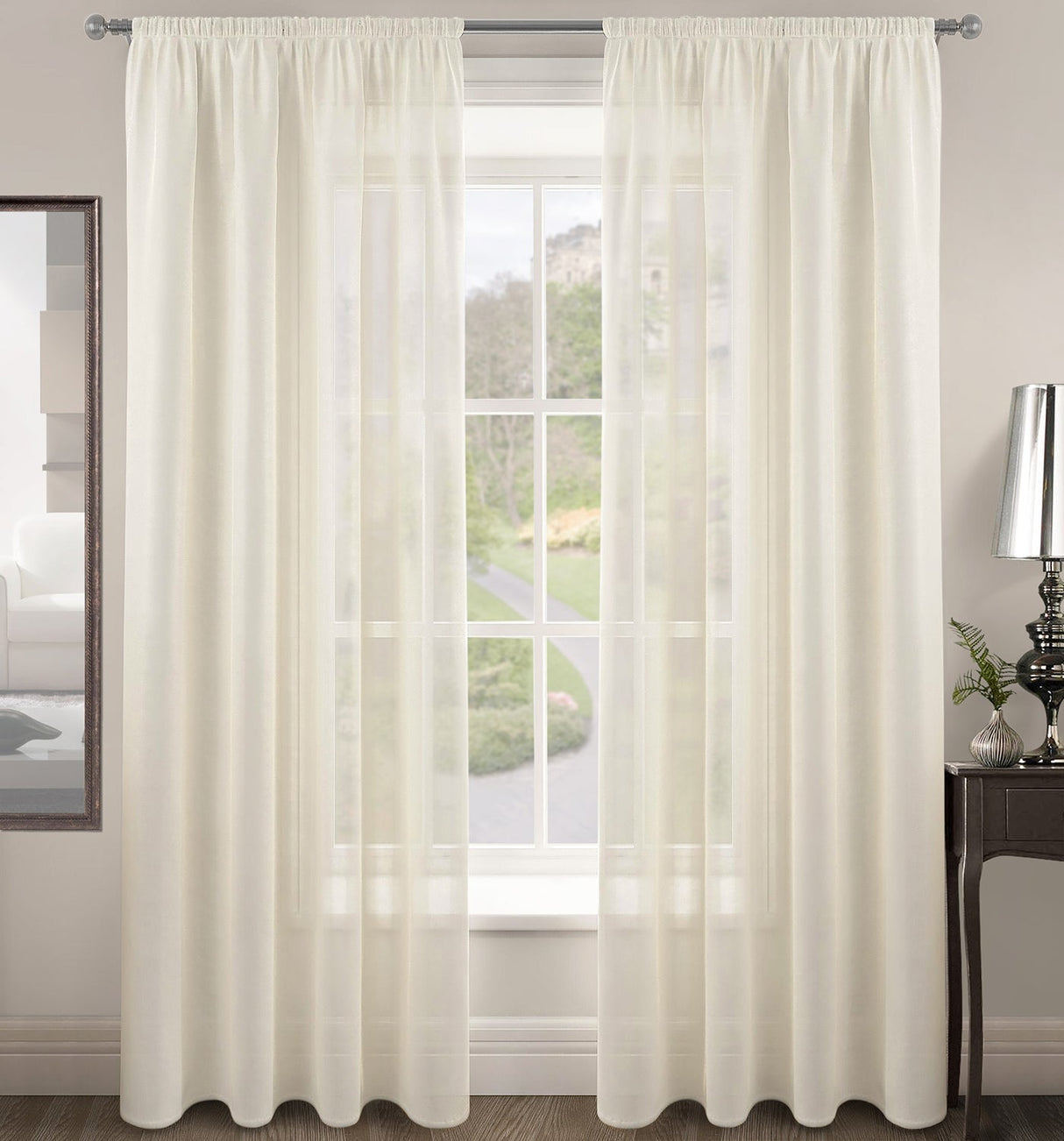 Intimates Riva Plain Sheer Voile Panel