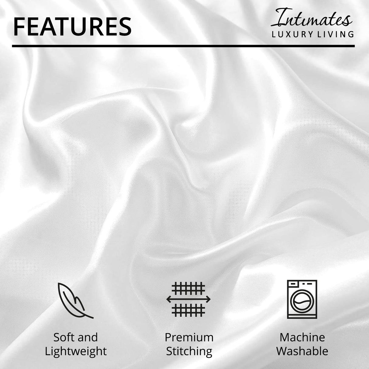 Intimates Satin Complete Bedding Set Duvet Cover & Pillowcase Set