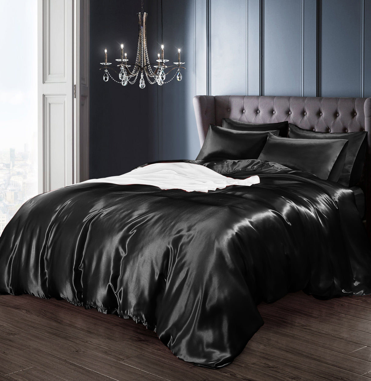 Intimates Satin Complete Bedding Set Duvet Cover & Pillowcase Set