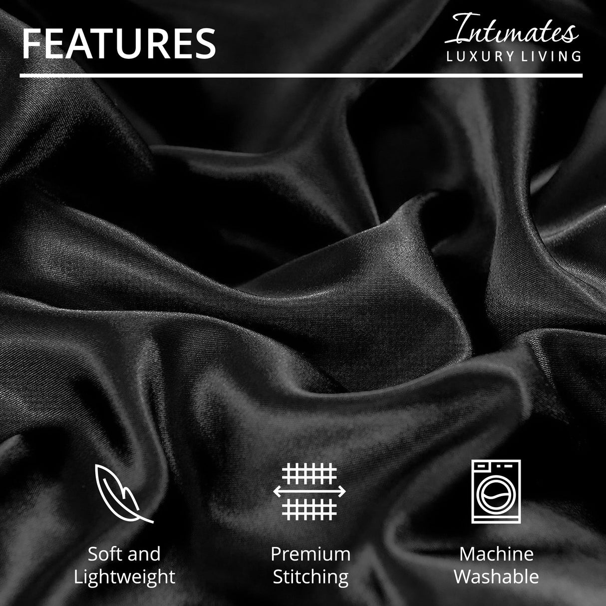 Intimates Satin Complete Bedding Set Duvet Cover & Pillowcase Set