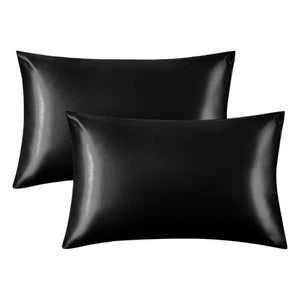 Intimates Satin Faux Silk Pillowcase Pair