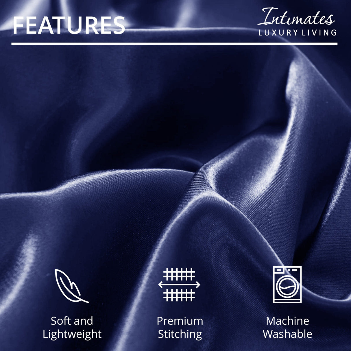 Intimates Satin Complete Bedding Set Duvet Cover & Pillowcase Set