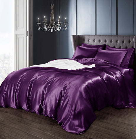 Intimates Satin Complete Bedding Set Duvet Cover & Pillowcase Set