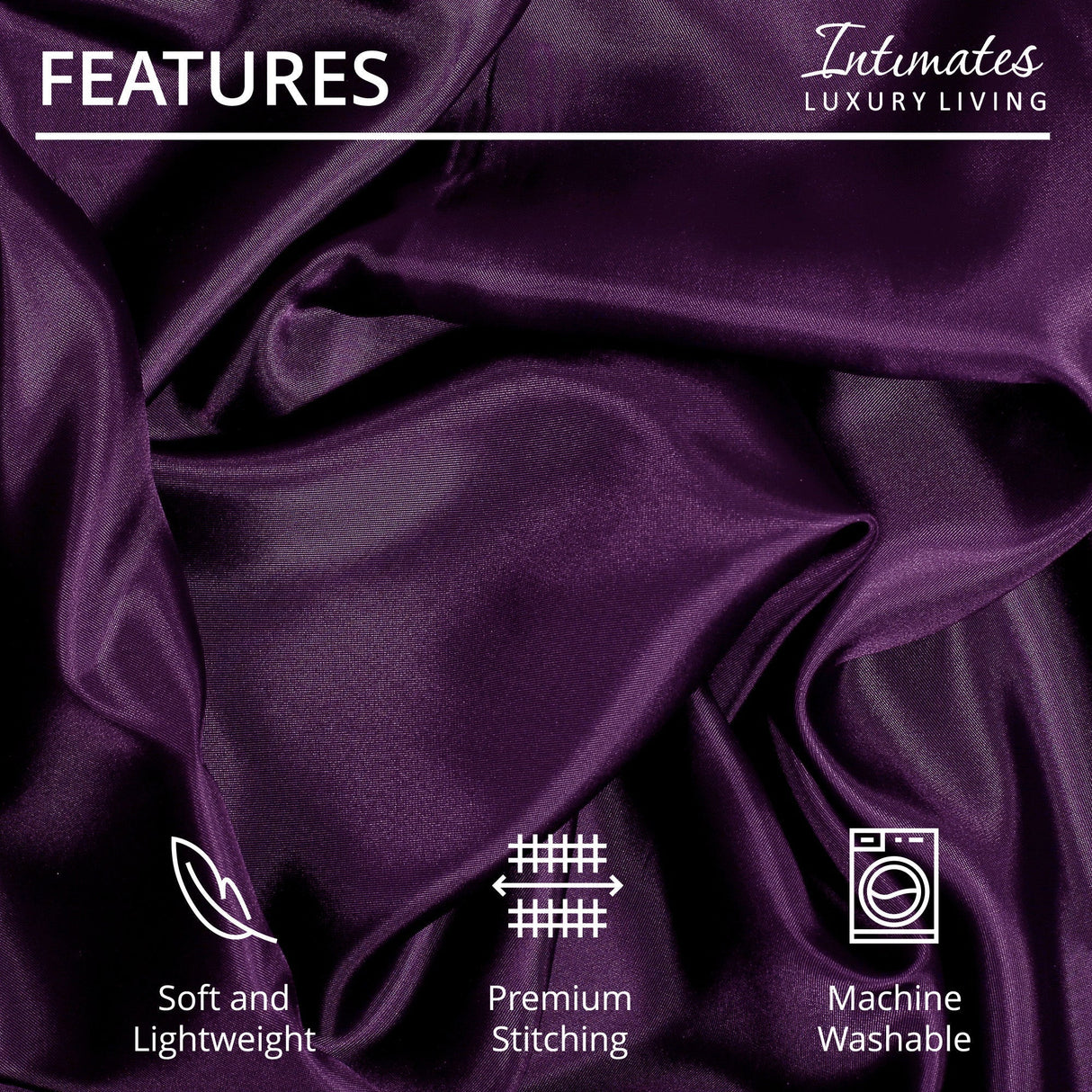 Intimates Satin Complete Bedding Set Duvet Cover & Pillowcase Set