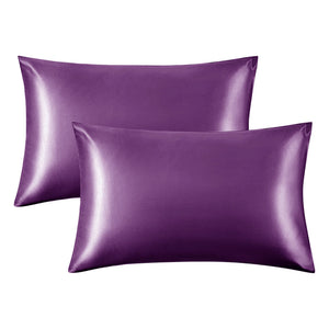 Intimates Satin Faux Silk Pillowcase Pair