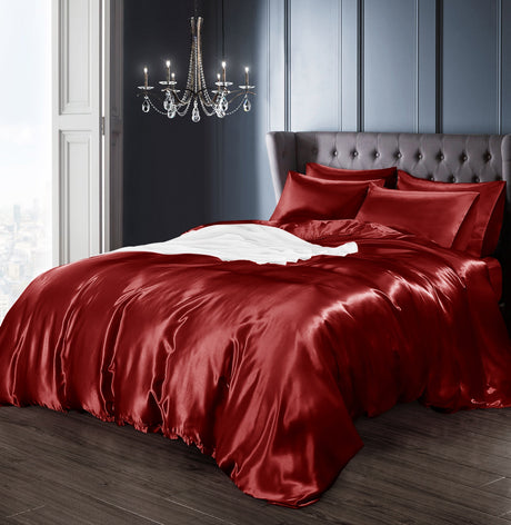Intimates Satin Complete Bedding Set Duvet Cover & Pillowcase Set