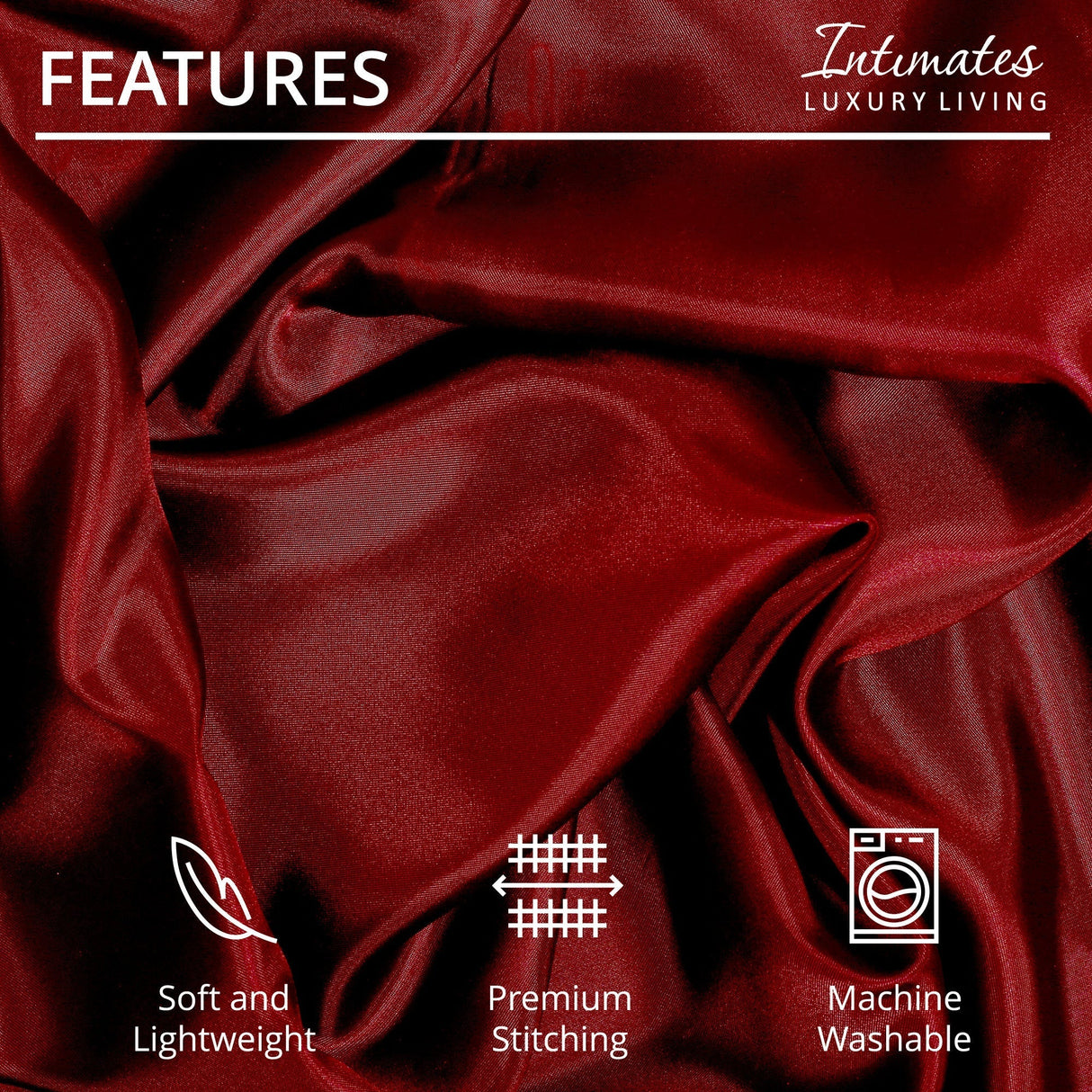 Intimates Satin Complete Bedding Set Duvet Cover & Pillowcase Set