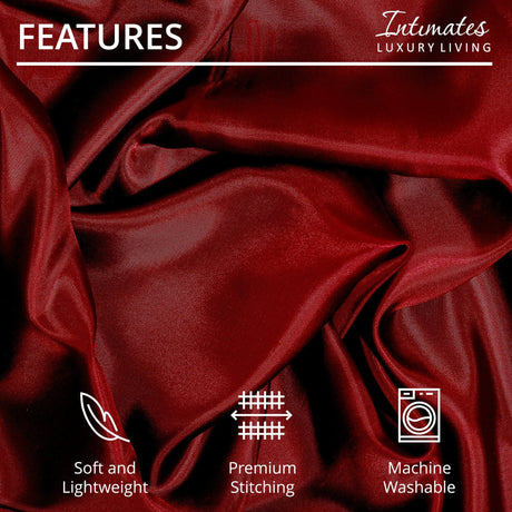 Intimates Satin Complete Bedding Set Duvet Cover & Pillowcase Set